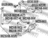 FEBEST MZAB-065 Control Arm-/Trailing Arm Bush